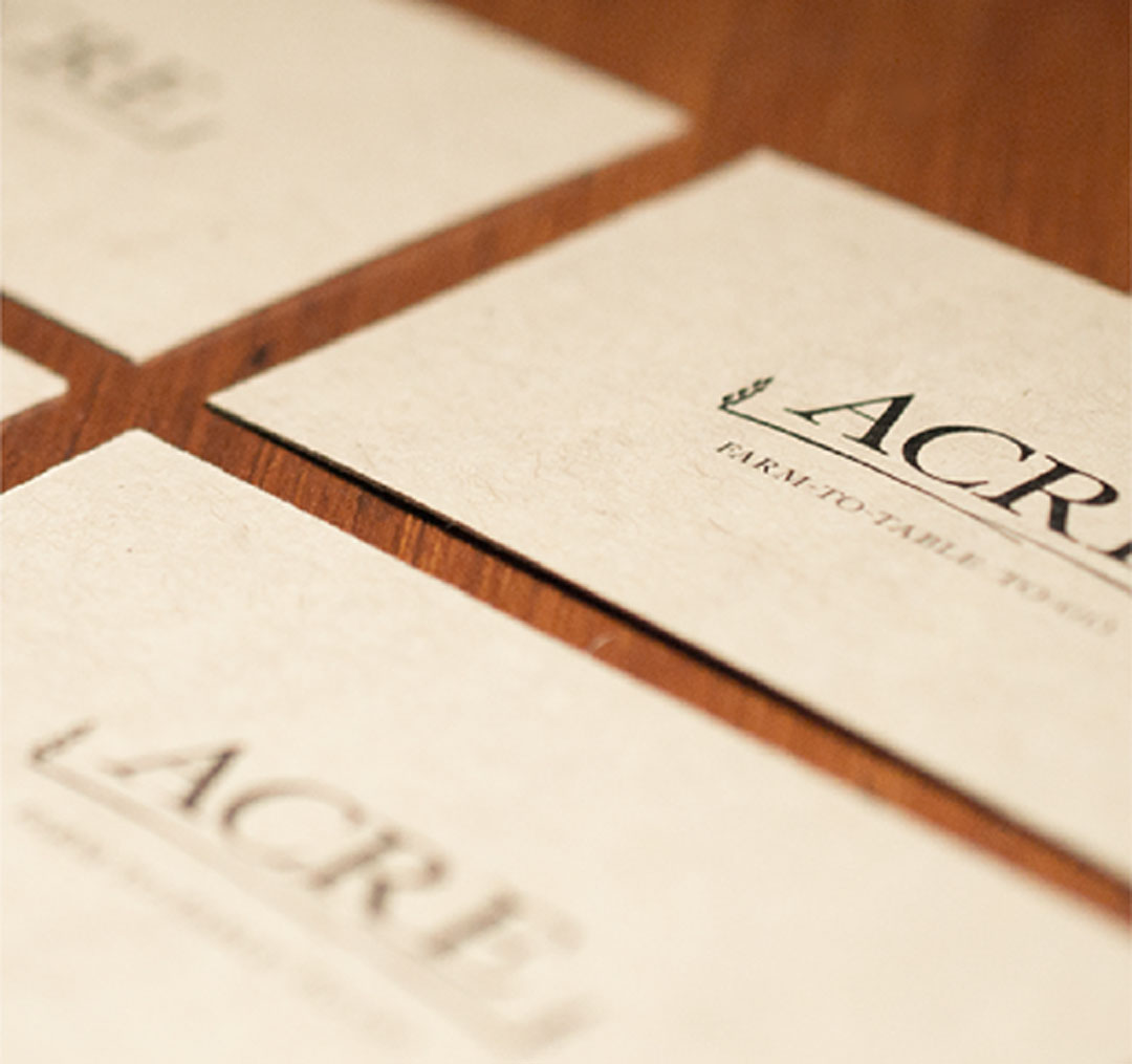 acre farm to table